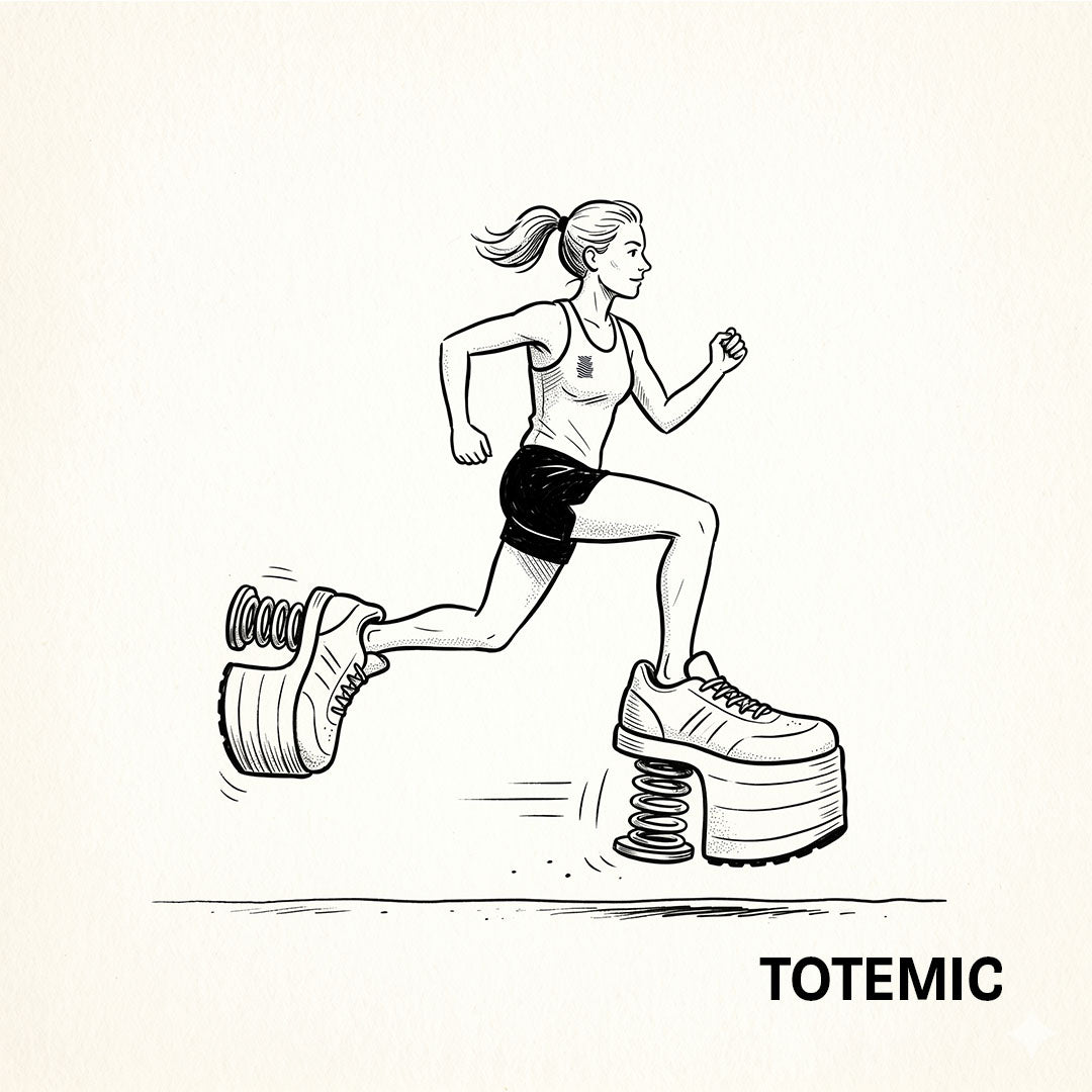 Why is everyone in stacked running shoes?