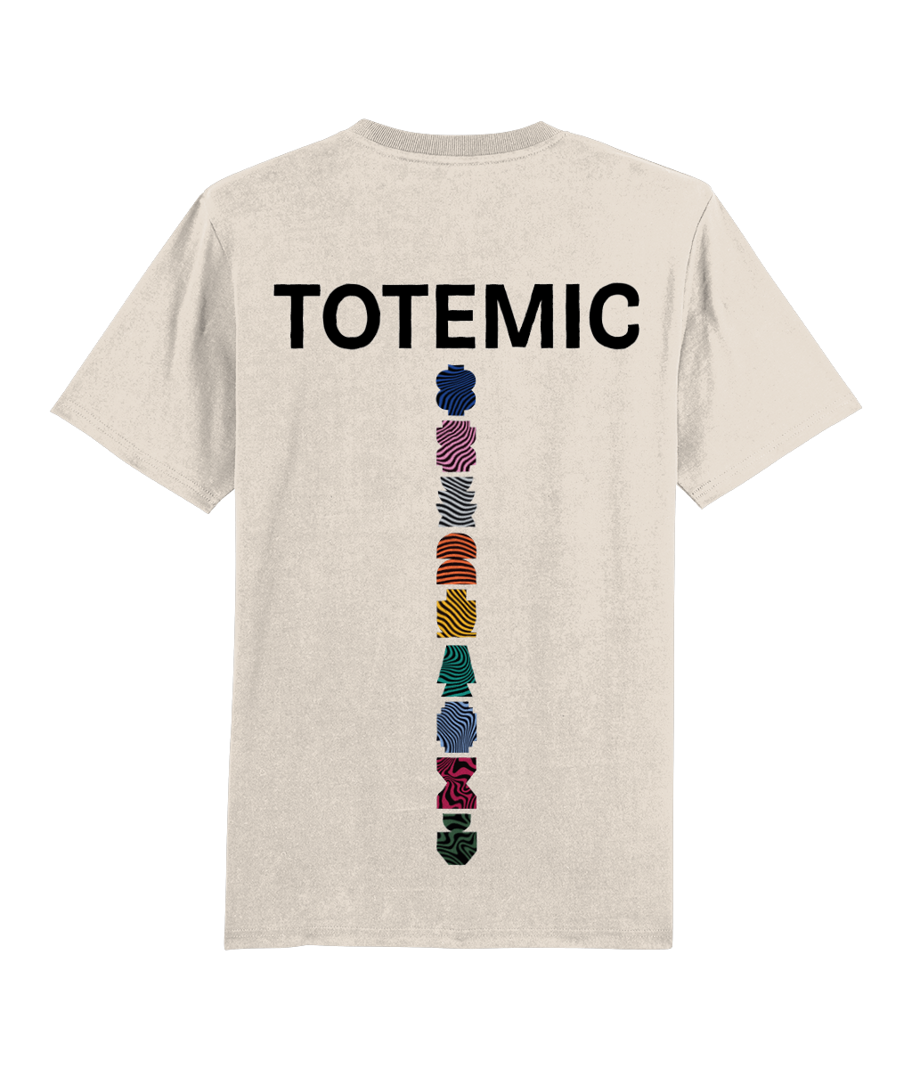 Back Side TOTEMIC t shirt with blocks
